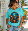 Sea Turtle Ocean Art Tee — Colorful Marine Life Graphic T-Shirt
