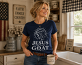 Jesus The True GOAT – Premium Faith Tee
