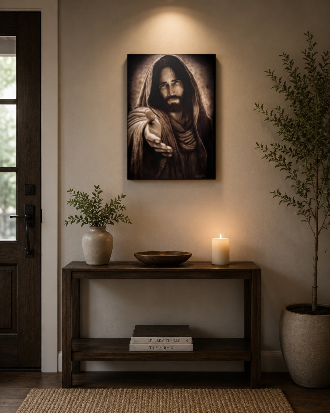Take My Hand, Fear Not | Fine Art Canvas by Alejandro Ávila