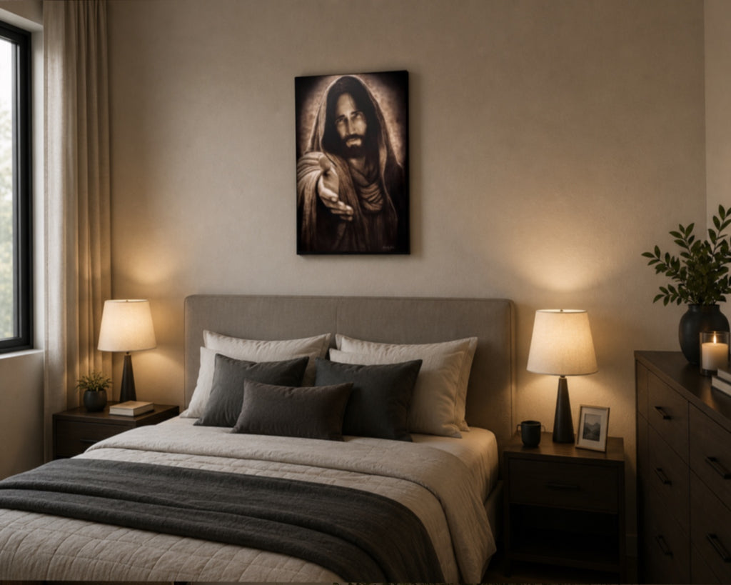 Take My Hand, Fear Not | Fine Art Canvas by Alejandro Ávila