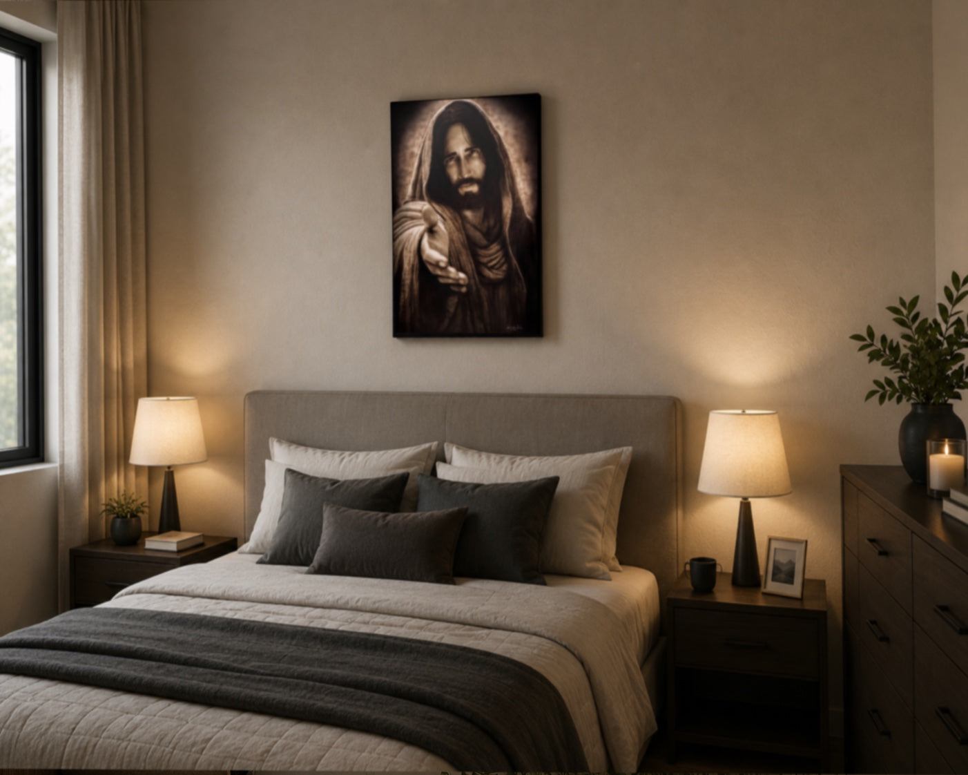 Take My Hand, Fear Not | Fine Art Canvas by Alejandro Ávila