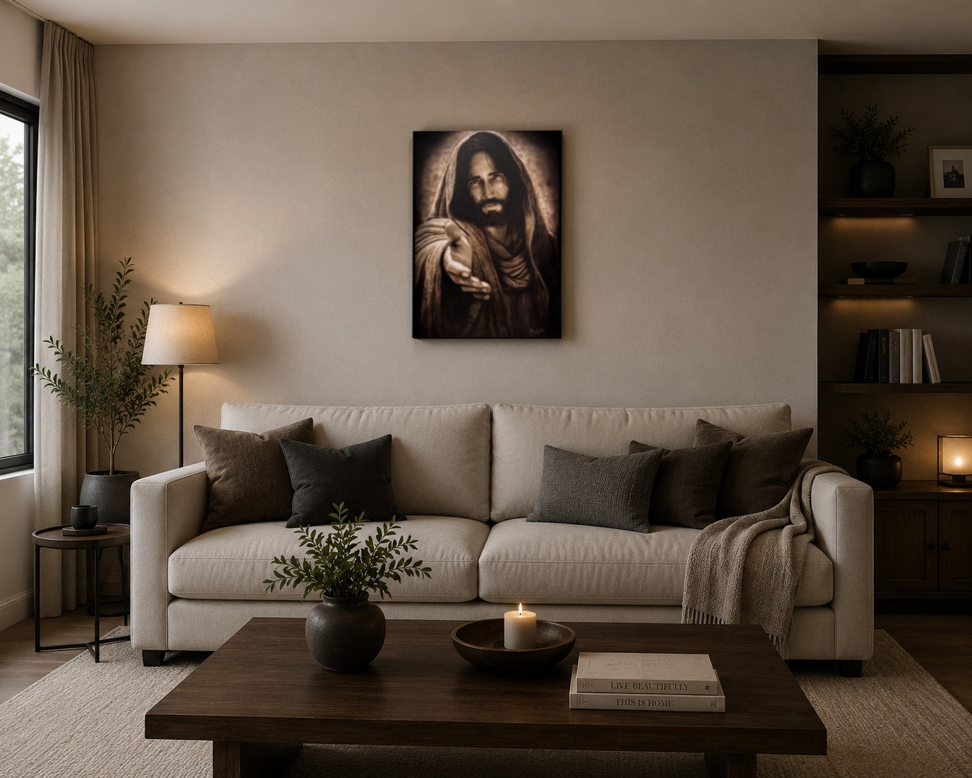 Take My Hand, Fear Not | Fine Art Canvas by Alejandro Ávila